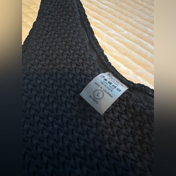 Montce Black Crochet Cheeky Bikini Bottom - Picture 3 of 3